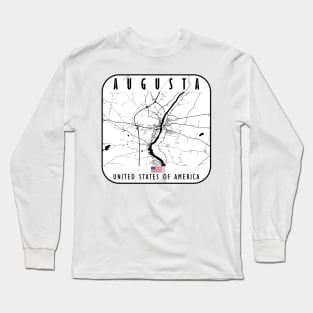 Augusta Map USA Long Sleeve T-Shirt